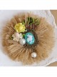 Big Flower Rabbit Pearl Beige Lace Retro Handmade Antique Female Epaulette Corsage Pin Buckle