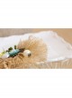 Big Flower Rabbit Pearl Beige Lace Retro Handmade Antique Female Epaulette Corsage Pin Buckle