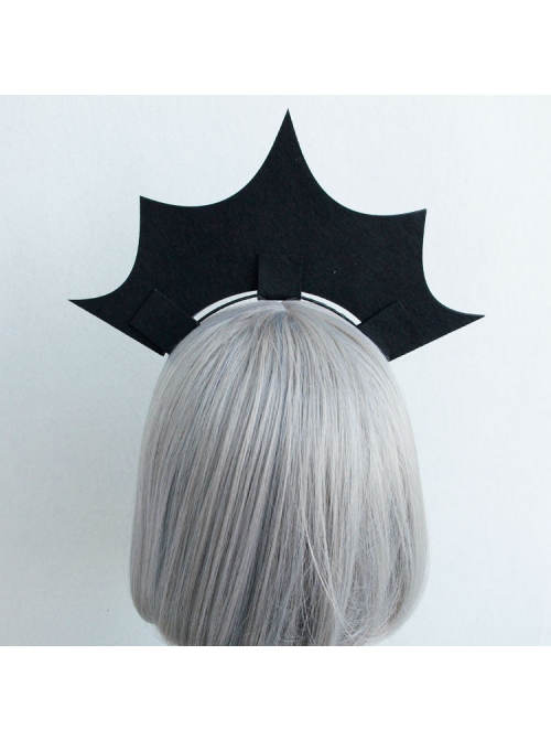 Gothic Halloween Christmas Starry Sky Crown Queen Birthday Bride Headband