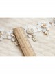 Baroque Palace Style Flowers White Lace Pop Retro Female Hairband