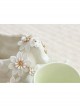 Baroque Palace Style Flowers White Lace Pop Retro Female Hairband