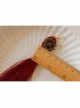 Fashion Personality Gothic Red Fabric Retro Love Long Exaggerated Tassel Earrings