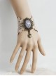 Gothic White Palace Lace Flower Love Retro Couple Bracelet