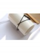 Punk Style Male Female Fashion Casual Black Chain Gear Artificial Leather Bracelet