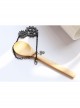 Punk Style Male Female Fashion Casual Black Chain Gear Artificial Leather Bracelet