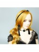 Black Angel Tassel Pearl Retro Long Halloween Gothic Queen Earrings