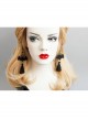 Personality Bat Fashion Temperament Halloween Gothic Black Tassel Felt Cloth Long Model Artificial Crystal Earrings