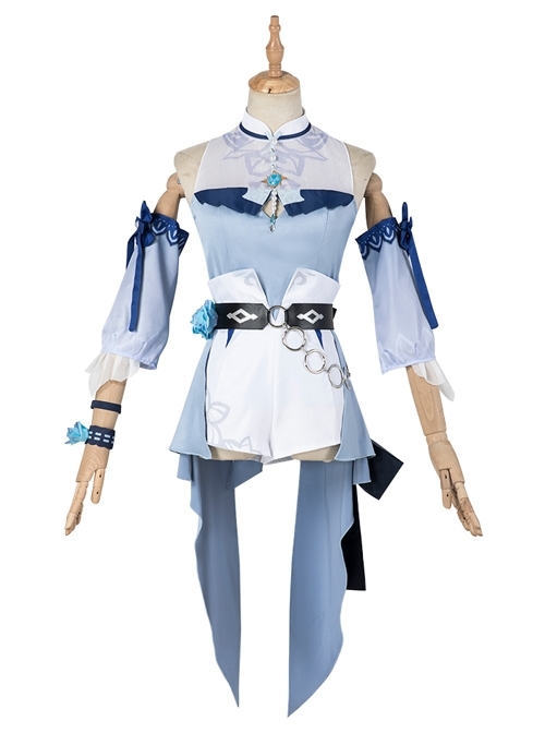 Genshin Impact Jean Gunnhildr Halloween Game Cosplay Costume Sea Breeze Dream Summer Swimsuit Modeling Version Full Set