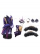 Genshin Impact Monster Fatui Thunder Firefly Warlock Halloween Game Cosplay Costume Full Set