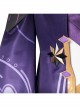 Genshin Impact Monster Fatui Thunder Firefly Warlock Halloween Game Cosplay Costume Full Set
