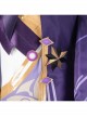 Genshin Impact Monster Fatui Thunder Firefly Warlock Halloween Game Cosplay Costume Full Set