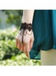 Gothic Personality Fashion Black Lace Flower Retro Bracelet