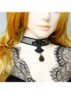 Gothic Black Short Paragraph Personality Spider Halloween Masquerade Show Exaggerated Gauze Collar