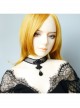 Gothic Black Short Paragraph Personality Spider Halloween Masquerade Show Exaggerated Gauze Collar