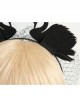 Black Gothic Swan Net Yarn Bar Nightclub Prom Party Halloween Christmas Headband