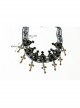 Baroque Black Lace Vampire Cross Lolita Gothic Dark Hairband