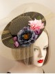 Fashion Palace Style Golden Mesh Banquet Three-Dimensional Flower Holiday Wedding Retro Top Hat