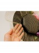 Fashion Palace Style Golden Mesh Banquet Three-Dimensional Flower Holiday Wedding Retro Top Hat