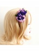 Fashion Christmas Flowers Leaves Female Long Hair Short Hair Garland Rattan Headband