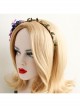 Fashion Christmas Flowers Leaves Female Long Hair Short Hair Garland Rattan Headband