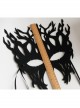 Handmade Exaggerated Male Female Child Big Tree Role Show Halloween Party Black Mask