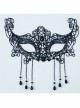 Sexy Hollow Gothic Retro Blindfold Black Lace Halloween Party Half Face Mask