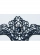 Sexy Hollow Gothic Retro Blindfold Black Lace Halloween Party Half Face Mask