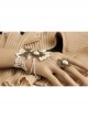 Vintage Baroque White Lace Pearl Bride Palace Prom Ring Bracelet