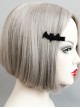 Gothic Black Halloween Theme Party Funny Bat Mini Fringe Clip Duckbill Clip