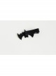 Gothic Black Halloween Theme Party Funny Bat Mini Fringe Clip Duckbill Clip