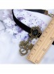 Black Gothic Exquisite All-match Velvet Rope Fashion Nightmare Jewel Short Necklace