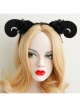 Black Vampire Dress Up Halloween Christmas Prom Show Claw Female Headband
