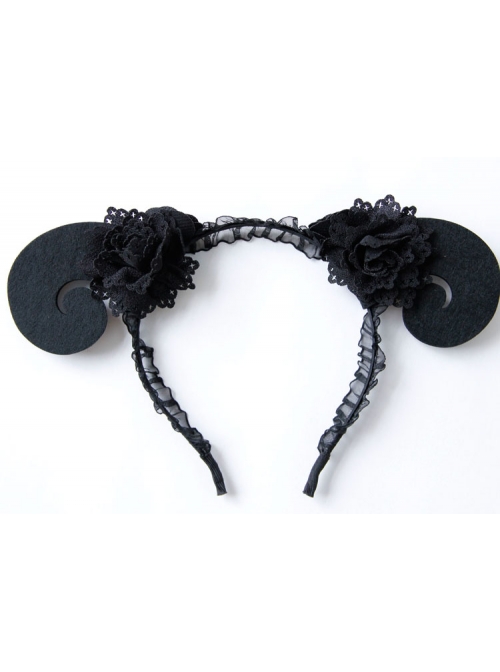 Black Vampire Dress Up Halloween Christmas Prom Show Claw Female Headband