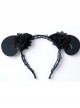 Black Vampire Dress Up Halloween Christmas Prom Show Claw Female Headband