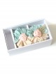 Fresh And Sweet Chiffon Flowers Pink Rose Pop Hairpin