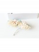Fresh And Sweet Chiffon Flowers Pink Rose Pop Hairpin