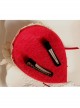 Lace Flower Bride Wedding Wine Red Tassel Prom Fashion Female Top Hat Side Clip