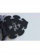 Gothic Black Retro Cute Cat Ears Sexy Prom Veil Halloween Christmas Veil Headband