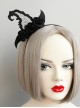 Black Gothic Rose Masquerade Creative Witch Hat Halloween Party Party Show Headband