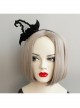 Black Gothic Rose Masquerade Creative Witch Hat Halloween Party Party Show Headband