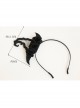Black Gothic Rose Masquerade Creative Witch Hat Halloween Party Party Show Headband