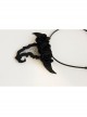 Black Gothic Rose Masquerade Creative Witch Hat Halloween Party Party Show Headband