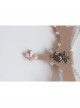 Cute Pink Crown Baby First Birthday Child Girl Rose Princess Elastic Hair Band