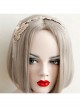 Fashion Elegant Golden Lace Butterfly Tassel Temperament Handmade Headband