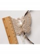 Fashion Elegant Golden Lace Butterfly Tassel Temperament Handmade Headband