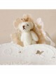 Cute Fashion White Flowers Lace Crown Bear Baby Girls Elastic Headband