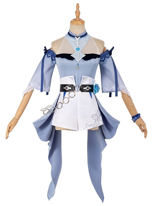 Genshin Impact Jean Gunnhildr Halloween Game Cosplay Costume Sea Breeze Dream Summer Swimsuit Poster Version Full Set