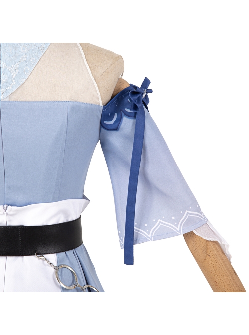 Genshin Impact Jean Gunnhildr Halloween Game Cosplay Costume Sea Breeze Dream Summer Swimsuit Poster Version Full Set