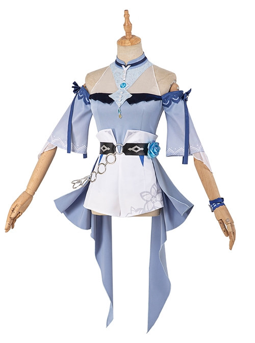 Genshin Impact Jean Gunnhildr Halloween Game Cosplay Costume Sea Breeze Dream Summer Swimsuit Poster Version Full Set
