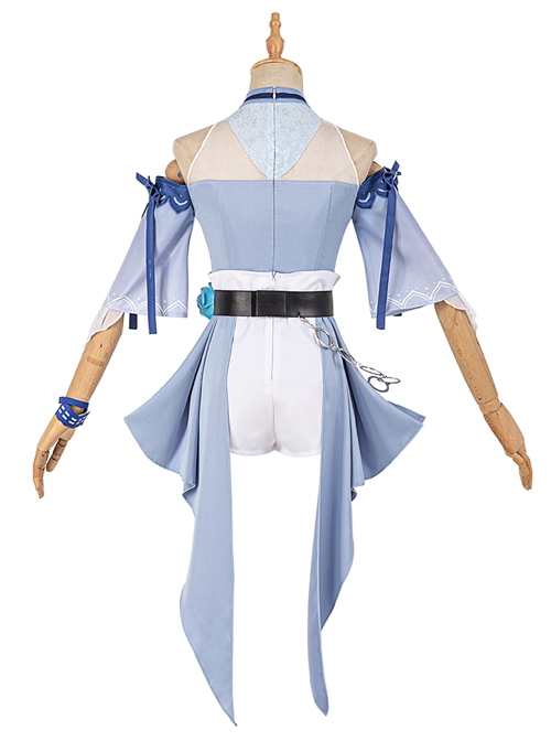 Genshin Impact Jean Gunnhildr Halloween Game Cosplay Costume Sea Breeze Dream Summer Swimsuit Poster Version Full Set
